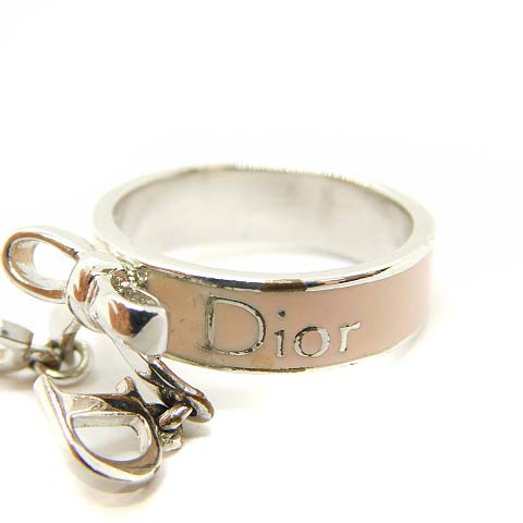 中古】クリスチャンディオール Christian Dior リング 指輪 CD リボン