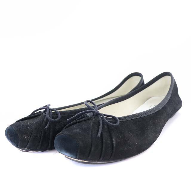 中古】レペット Repetto バレエシューズ リボン スクエアトゥ 35 22.0