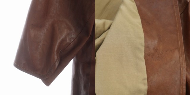 アーツ&サイエンス Mini Collar Coat Horse Leather