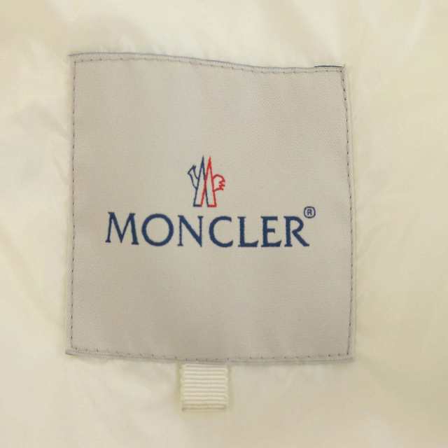 中古】モンクレール MONCLER sacai SENA フリル ダウンベスト ロゴ