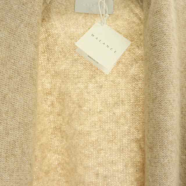 ワランス Undyed alpaca cotton knit coat コート