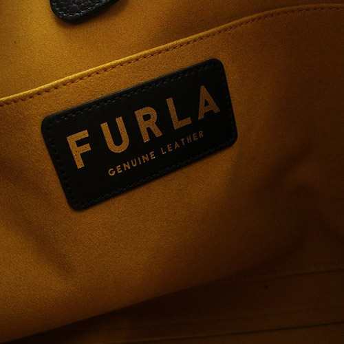 中古】フルラ FURLA PRIMULA ホーボーバッグ L トートバッグ レザー 黒