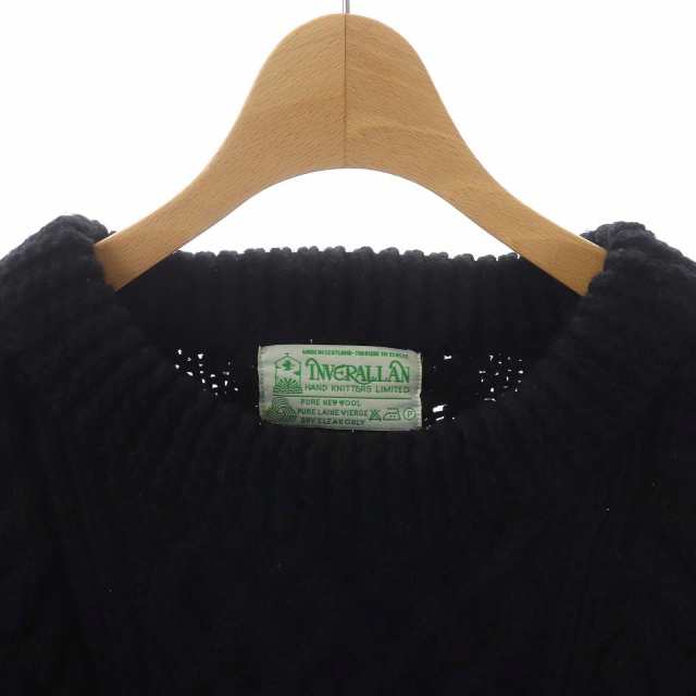 中古】インバーアラン INVERALLAN 1A CREW-NECK KNIT アランニット