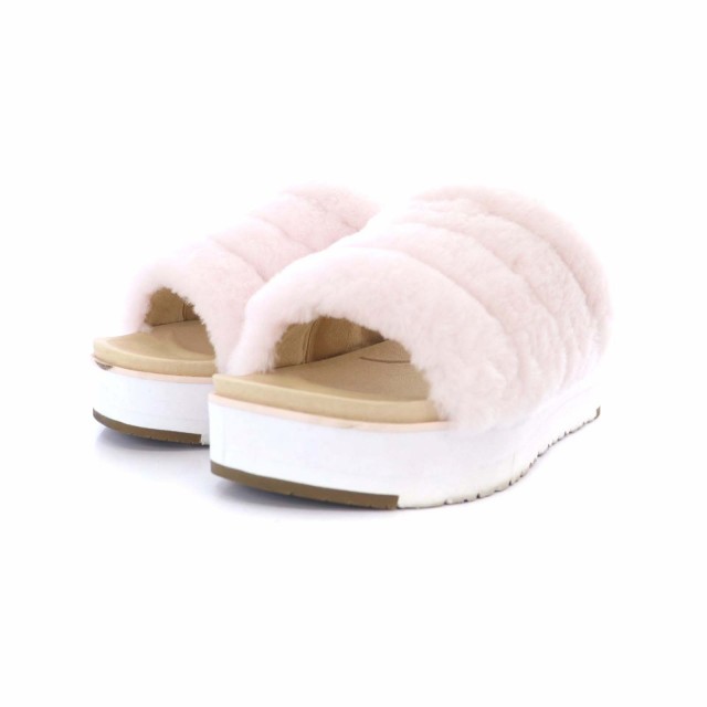 ✨新品✨オフホワイト✨25.5～26相当✨UGG✨FLUFF YEAH✨厚底