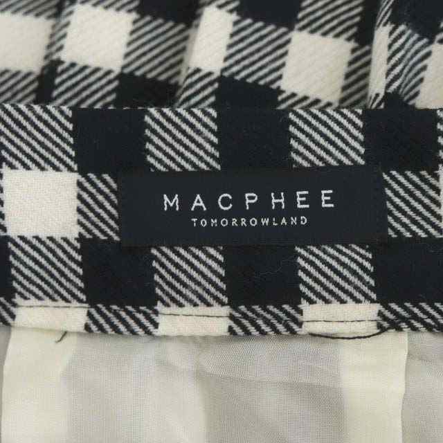 MACPHEE(マカフィー)チェック柄プリーツスカート - ミニスカート