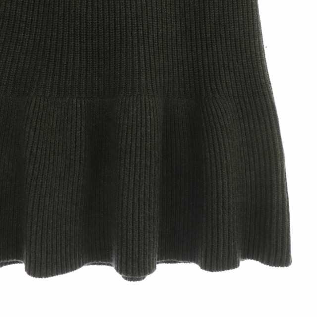 中古】ザラ ZARA ニットスカート フレアスカート ミニ S グレー /DF