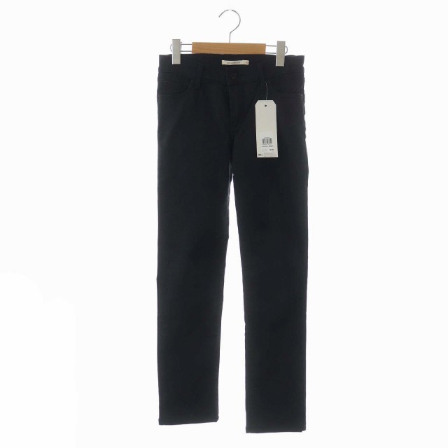 【中古】リーバイス Levi's 312 SHAPING SLIM デニムパンツ ジーンズ ジップフライ スリム 26 黒 ブラックの通販は