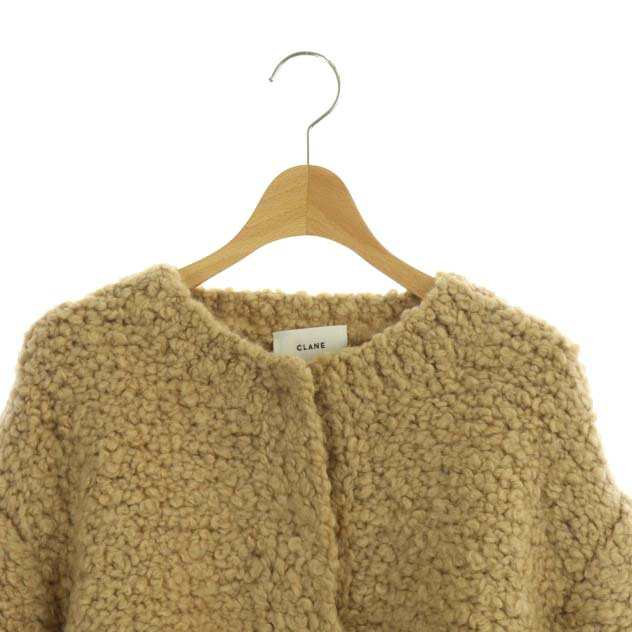 中古】クラネ 22AW TEDDY BEAR HAND KNIT TOPS ニット セーター ボア