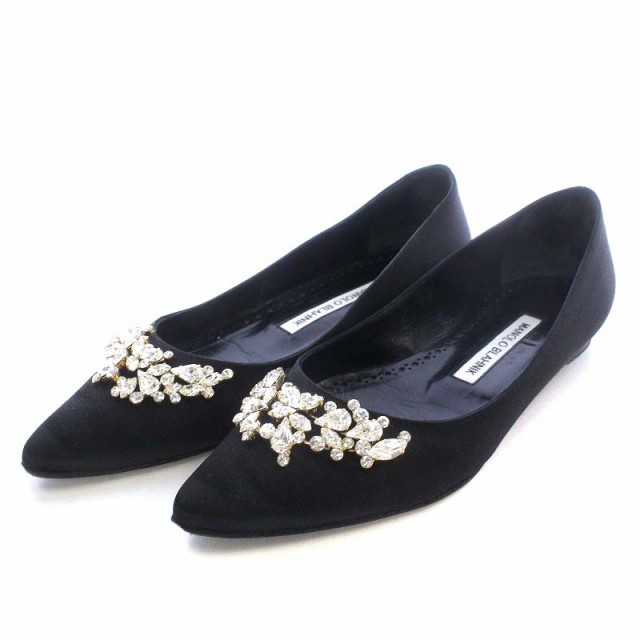 日本直売 マノロブラニク MANOLO BLAHNIK LURUM FLAT パンプス