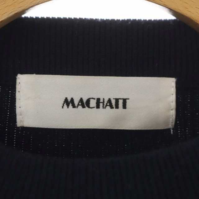 中古】マチャット MACHATT リブニット ウール混 セーター 長袖 ...