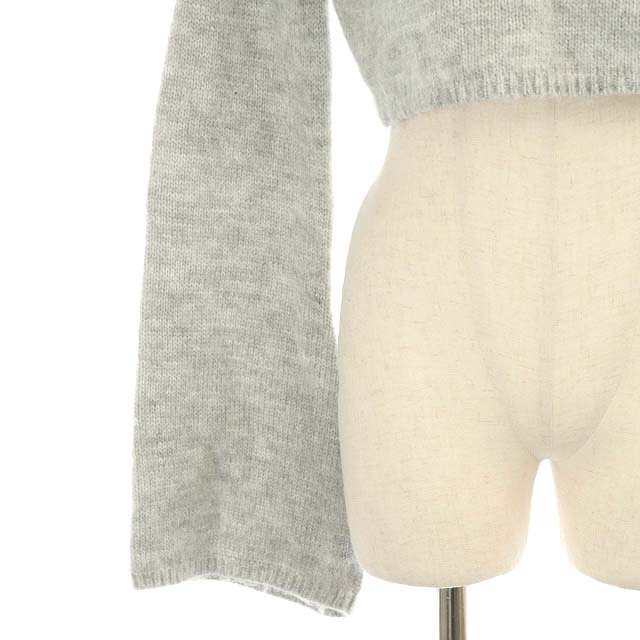 中古】アンドロッティ lottie クロップドニット セーター エンジェルスリーブ 長袖 F グレー OS SH レディースの通販はau PAY  マーケット - ブランド古着のベクトル | au PAY マーケット－通販サイト