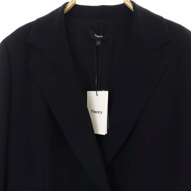 中古】未使用品 セオリー 22AW Admiral Crepe 2 DB Rib Blazer ダブル