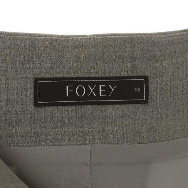 中古】フォクシー FOXEY ウールキュロットショートパンツ スカパン 38