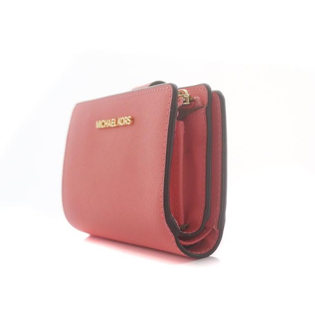 最新モデル 【新品】MICHAEL KORS 財布 二つ折り財布 レッド