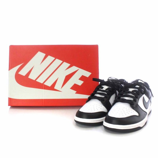 中古】未使用品 ナイキ NIKE Dunk Low Retro White/Black ダンク ロー