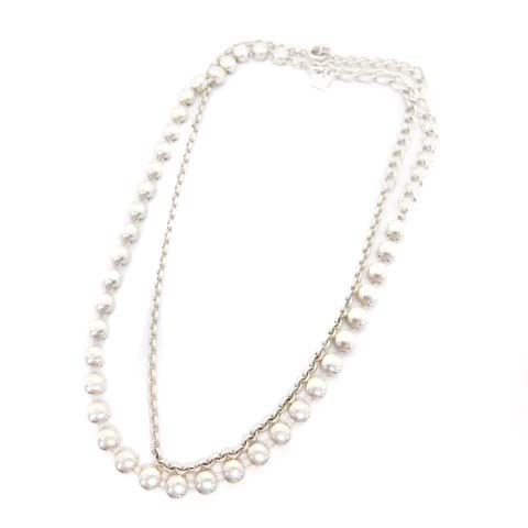 中古】アメリ AMERI 22SS 3WAY GRAIN CHAIN NECKLACE ネックレス 2点 ...