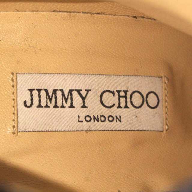 中古】ジミーチュウ JIMMY CHOO ブーツ ショート メタルチャンキー