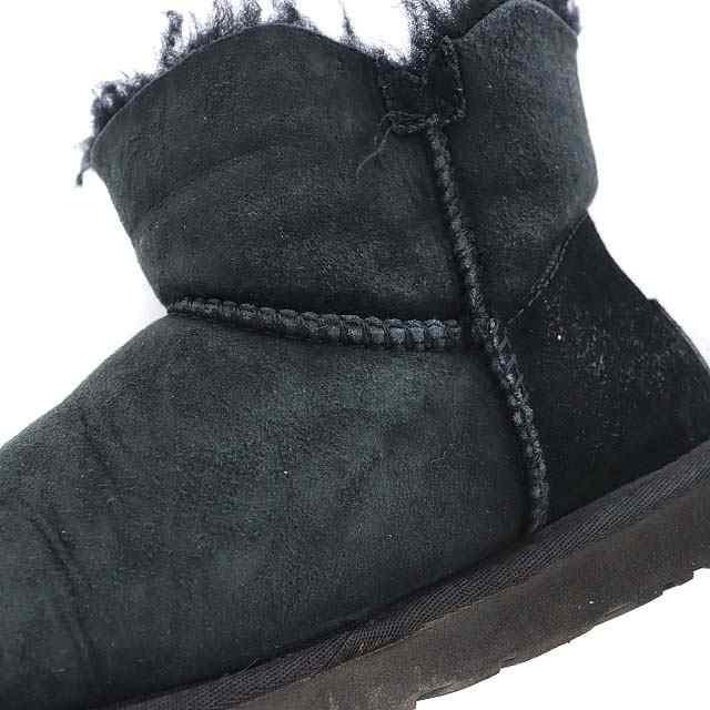 中古】アグ UGG ミニベイリーボタン ブリング ショートムートンブーツ