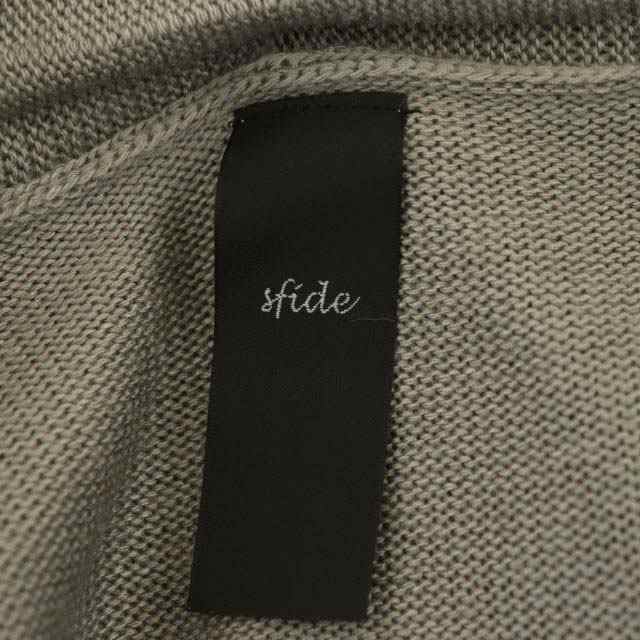 中古】スフィーデ sfide リアルファーベスト ニット ノースリーブ