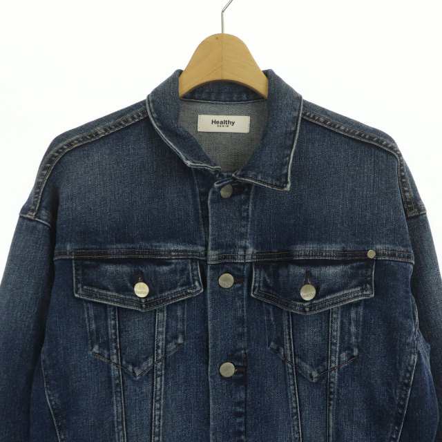 中古】ヘルシーデニム HealthyDENIM デニムジャケット Gジャン 薄手