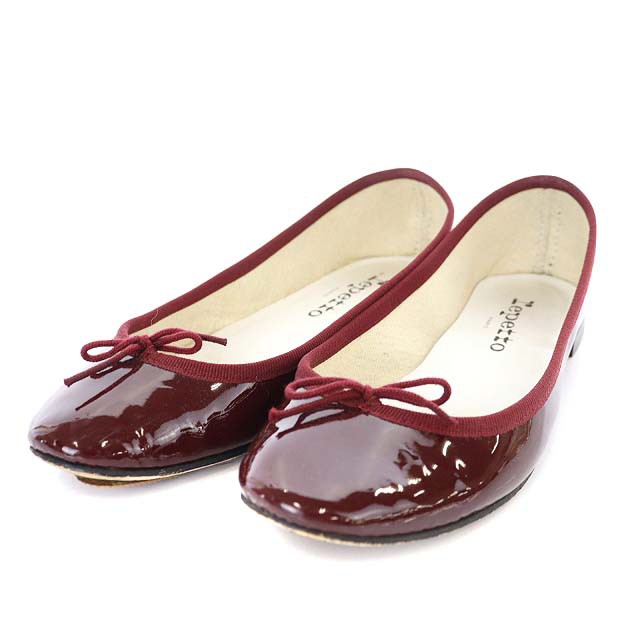 中古】レペット Repetto Cendrillon バレエシューズ リボン パテント