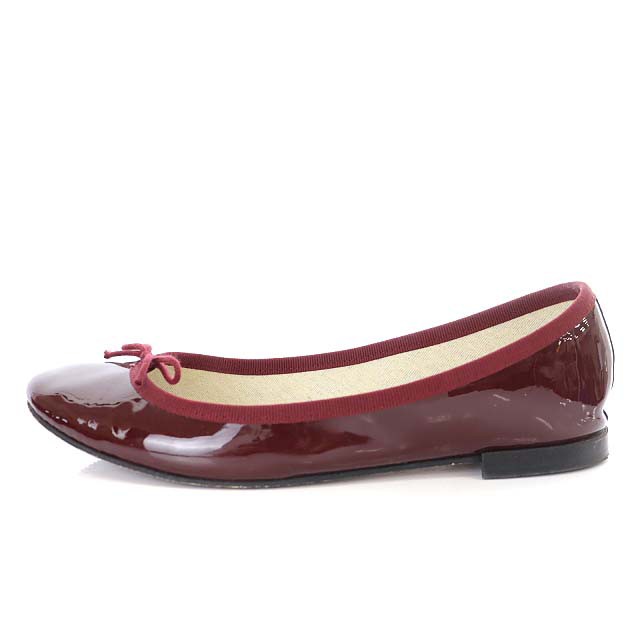 中古】レペット Repetto Cendrillon バレエシューズ リボン パテント