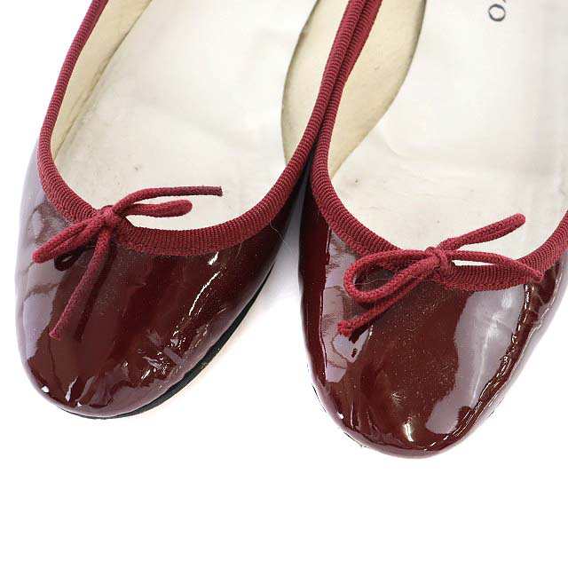 中古】レペット Repetto Cendrillon バレエシューズ リボン パテント