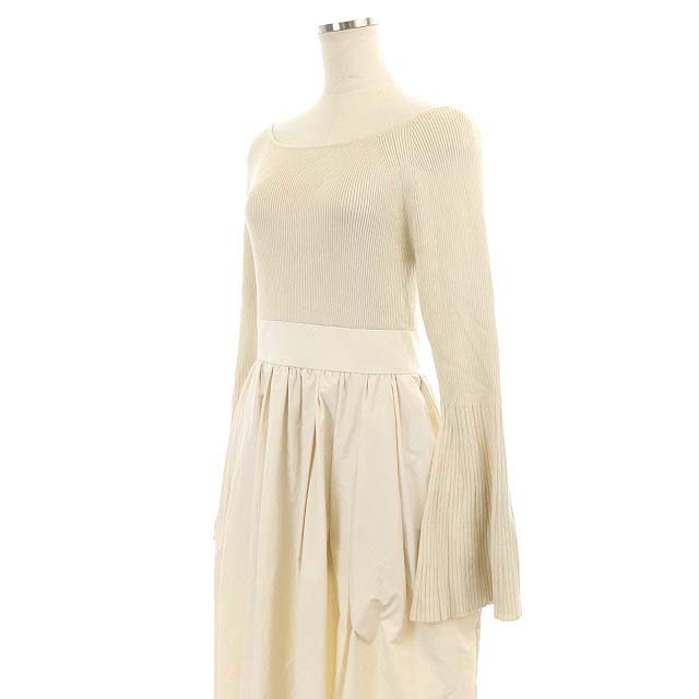 中古】ジルスチュアート JILL STUART 23SS タフタドッキングニット