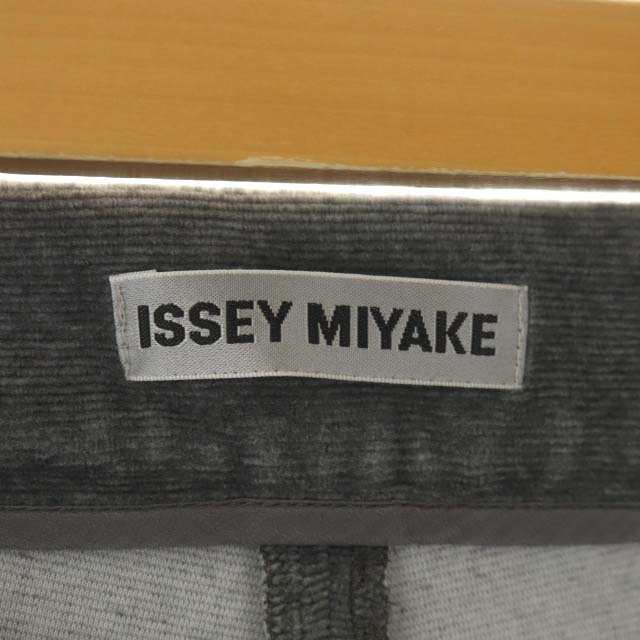 中古】イッセイミヤケ ISSEY MIYAKE 16AW ベロアパンツ ストレート