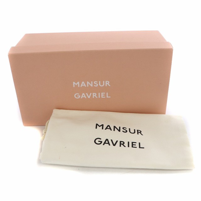 中古】マンサーガブリエル Mansur Gavriel サンダル ミュール スエード ...