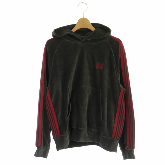 【中古】ニードルス ニードルズ 23SS Track Hoody パーカー ベロア 長袖 1 ダークグレー ピンク ユニセックス｜au PAY  マーケット