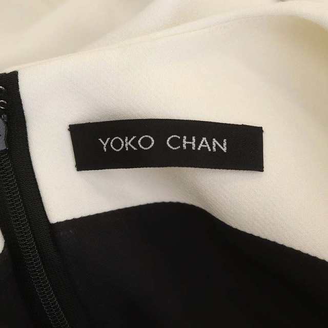 中古】ヨーコチャン YOKO CHAN パール ノースリーブ ドレス ワンピース