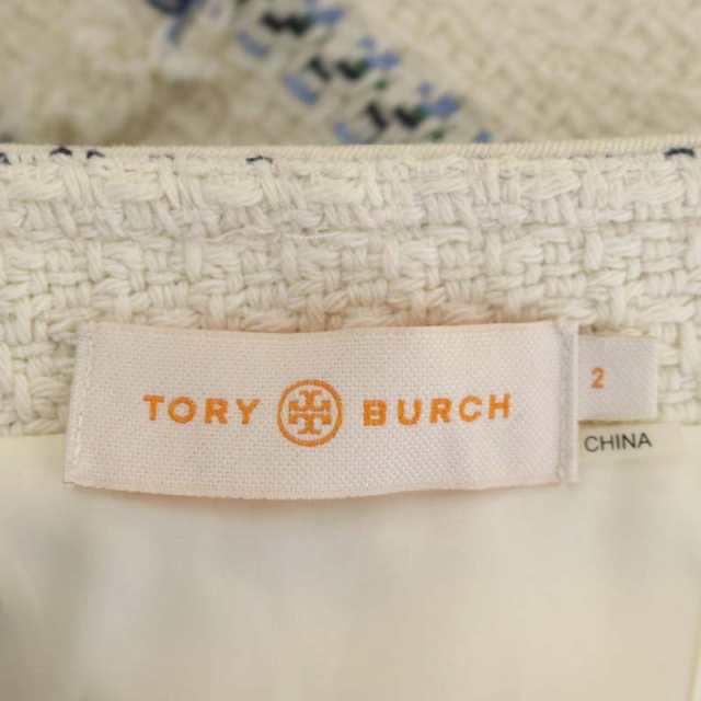 Tory Burch トリーバーチ ノーカラーツイードジャケット