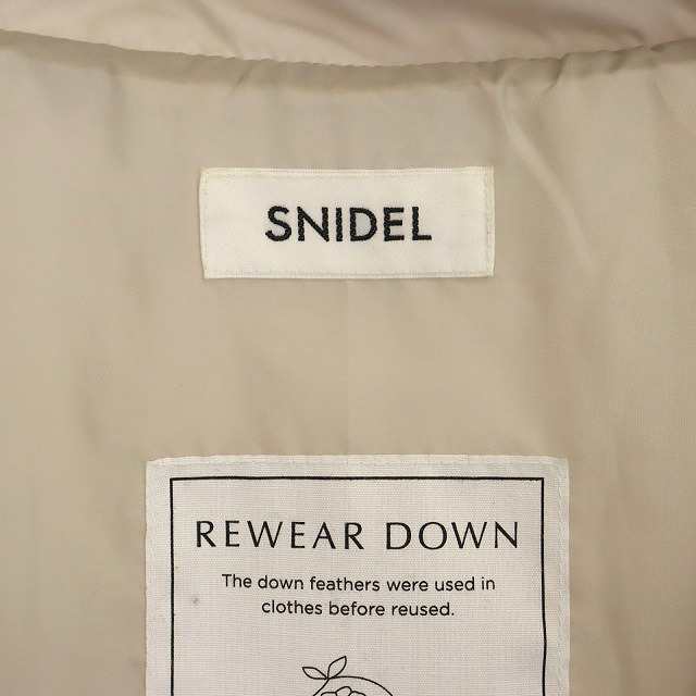 中古】スナイデル snidel 21AW Sustainable ミドルダウンコート