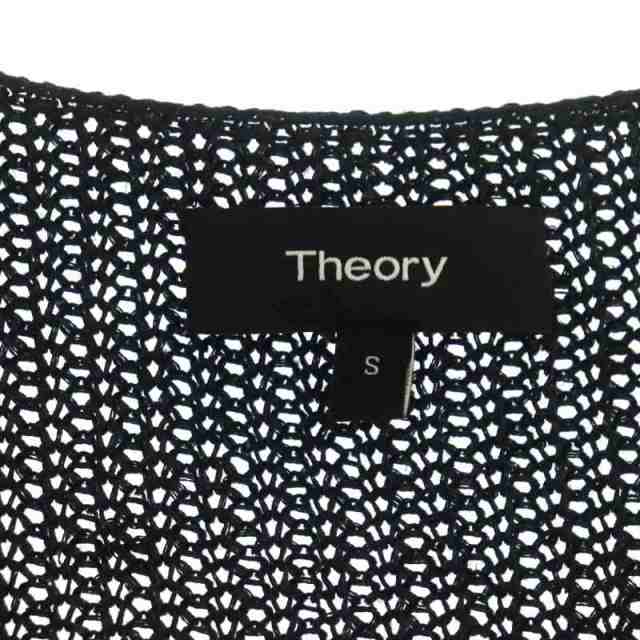 【美品】Theory リネンブラックドルマンニット