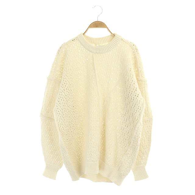 中古】クラネ CLANE 21SS LACE BULKY KNIT ニット セーター 長袖 ...