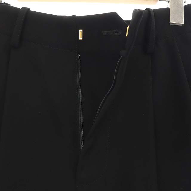 【中古】Lisiere L'Appartement リジェール アパルトモン FEMME 22SS Tuck Wide Pants ワイドパンツ  タック 36 黒｜au PAY マーケット