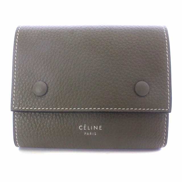 中古】セリーヌ CELINE スモール フォールデッド マルチファンクション