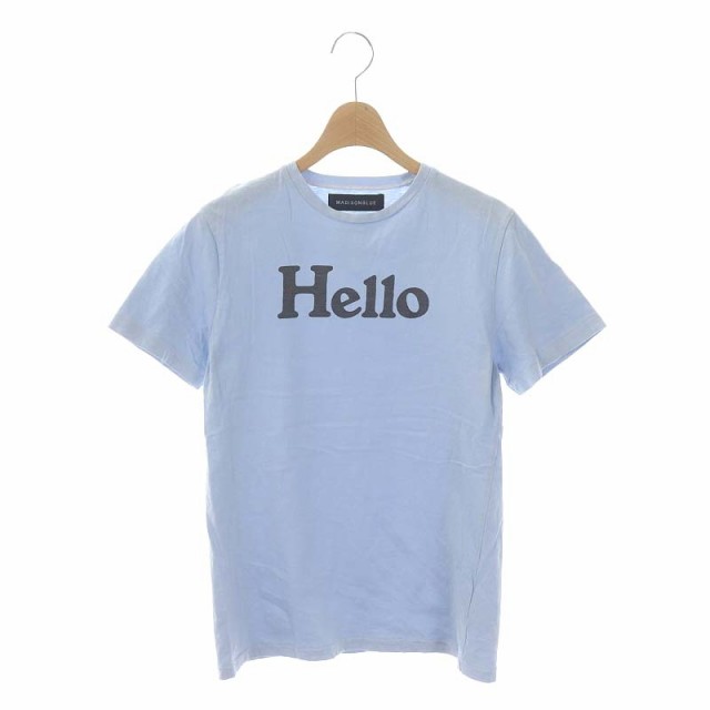 中古】マディソンブルー 22SS HELLO CREW NECK TEE DYED Tシャツ