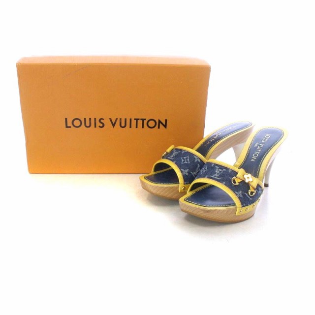 中古】ルイヴィトン LOUIS VUITTON モノグラム ミュール サンダル