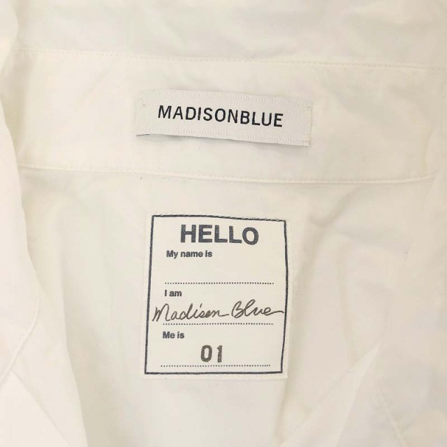 中古】マディソンブルー MADISONBLUE J.BRADLEY CUFF SHIRT 七分袖