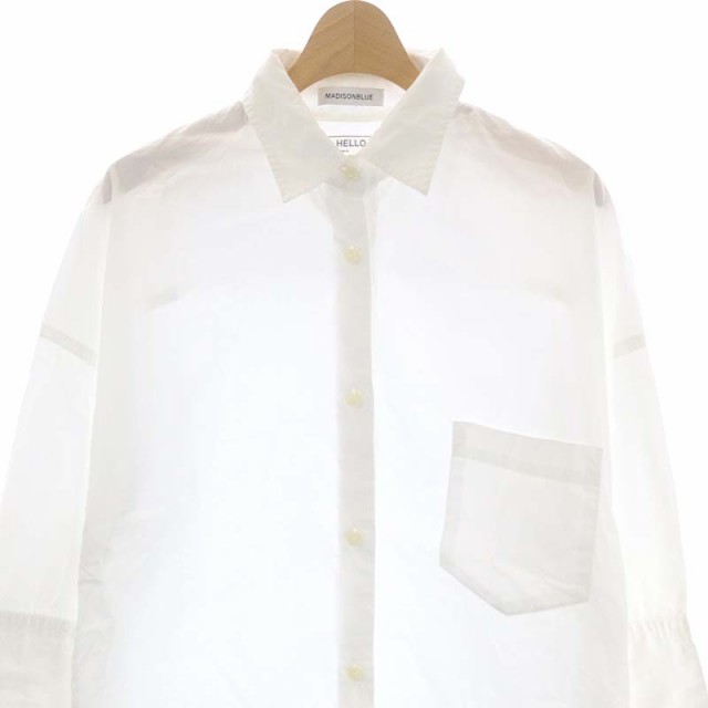 中古】マディソンブルー MADISONBLUE J.BRADLEY CUFF SHIRT 七分袖