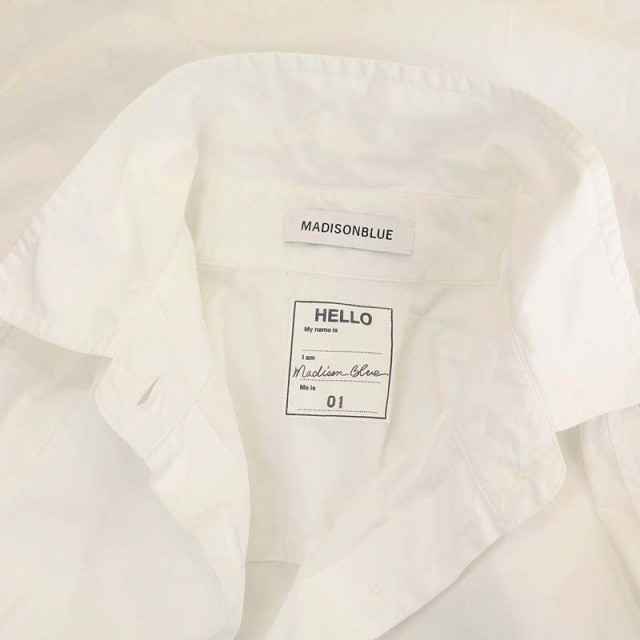 中古】マディソンブルー MADISONBLUE J.BRADLEY CUFF SHIRT 七分袖