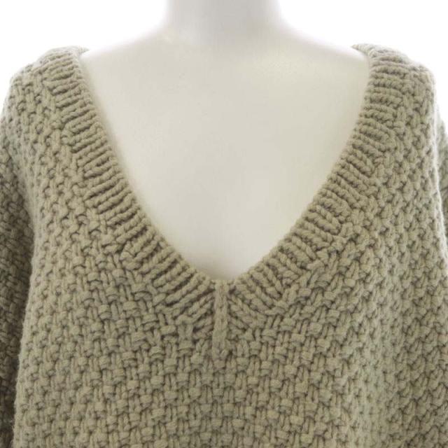 中古】リムアーク rim.ark Vneck relax knit tops ニット セーター V  