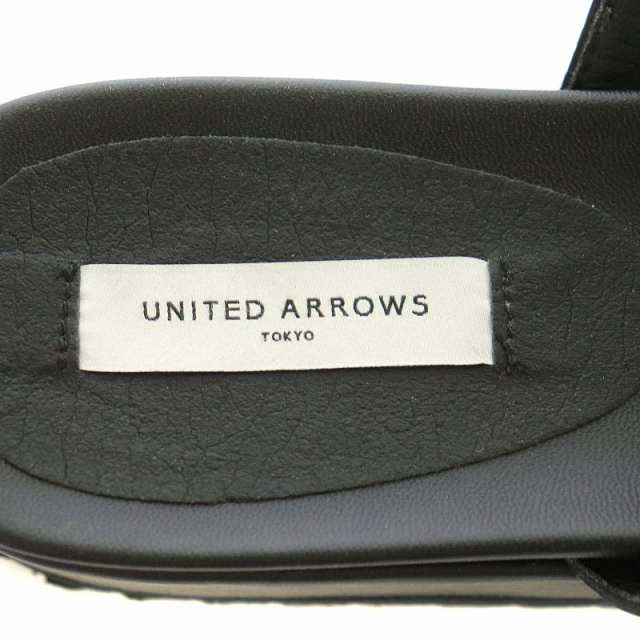 中古】ユナイテッドアローズ UNITED ARROWS サテンビジューサンダル 35