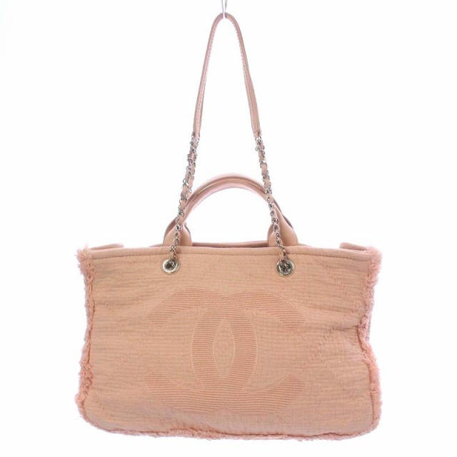 中古】シャネル CHANEL ラージ ショッピングバッグ トートバッグ