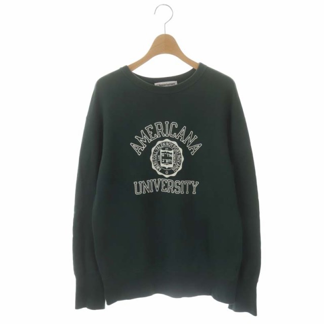 中古】アメリカーナ 22AW アパルトモン別注 College C/N Sweat