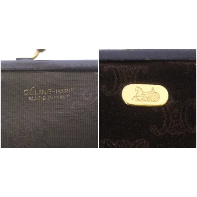 中古】セリーヌ CELINE コインケース 小銭入れ マカダム柄 がま口 ...