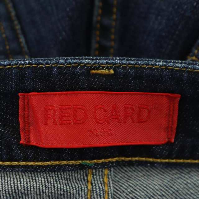 【中古】レッドカード RED CARD 22SS 26303 30Anniversary アンクルスリムテーパードパンツ デニム ジーンズ 23  紺｜au PAY マーケット