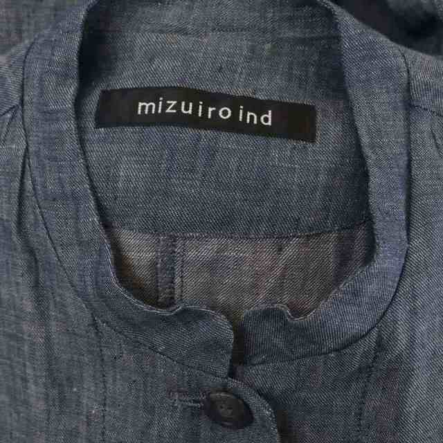 ミズイロインドmizuiro ind　長袖ロングシャツ　未使用品